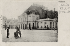 600181 Gezicht op de Stadsschouwburg (Vredenburg 70) te Utrecht.